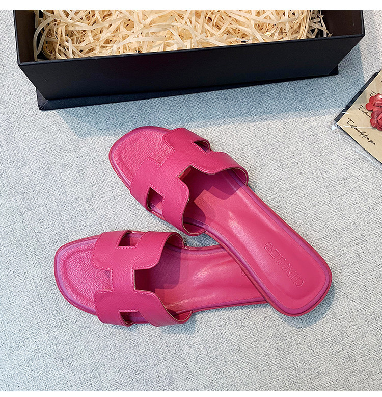 Papuci eleganti de dama cu talpa plata din imitatie de piele in diferite culori