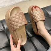 Papuci casual dama cu talpa plate - in doua culori