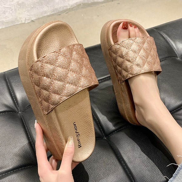 Papuci casual dama cu talpa plate - in doua culori