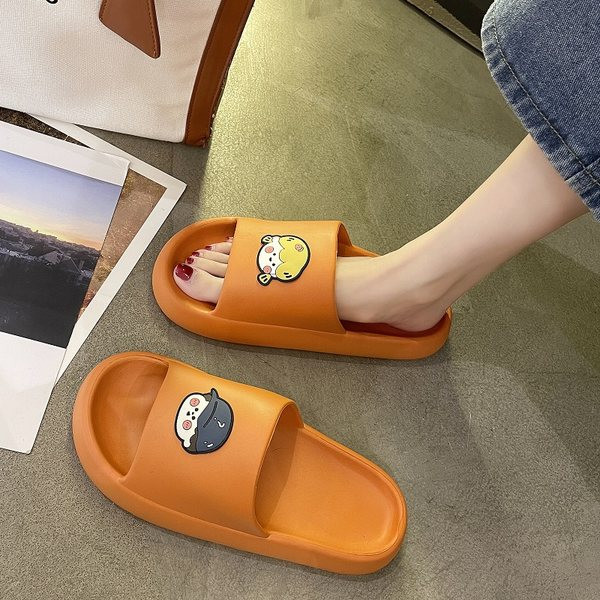 Papuci de damă din cauciuc cu talpă plate