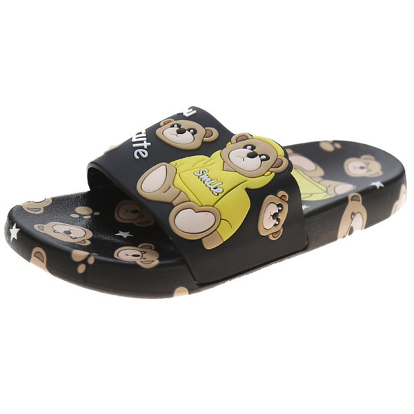 Papuci casual dama cu aplicatie colorata