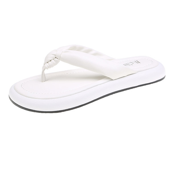 Дамски джапанки с равна подметка в три цвята