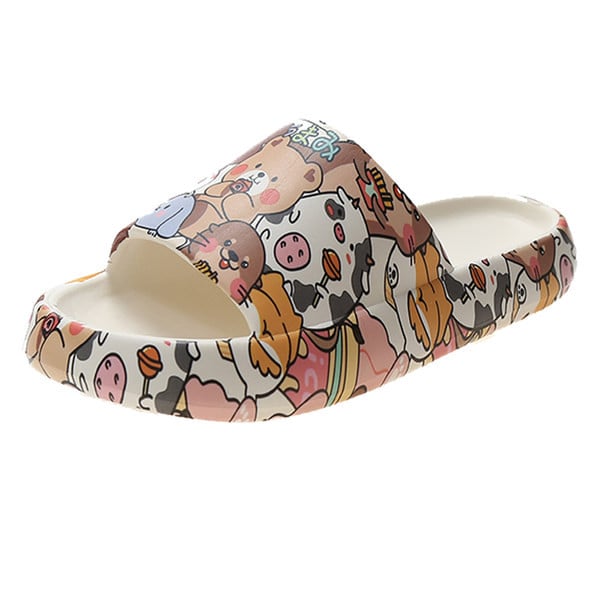 Ежедневни дамски чехли с неплъзгаща се подметка