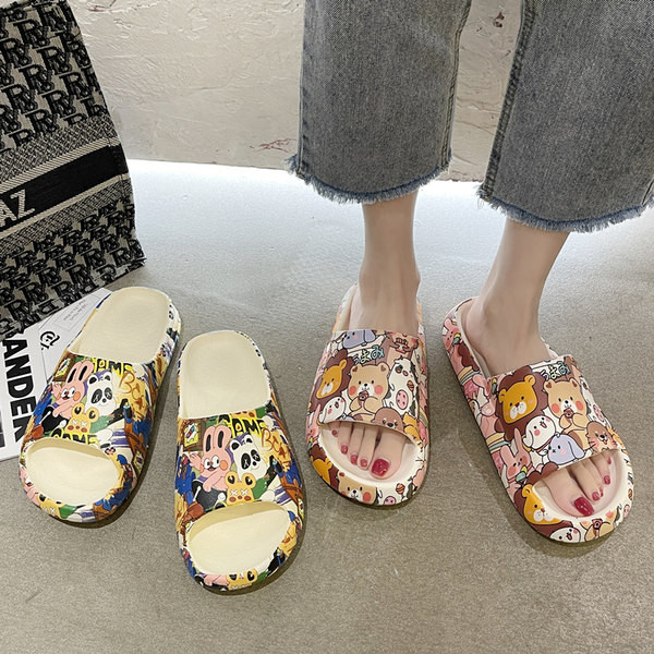 Ежедневни дамски чехли с неплъзгаща се подметка