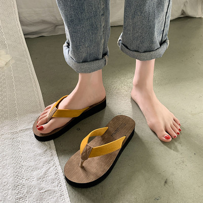 Ежедневни чехли с равна подметка-в три цвята