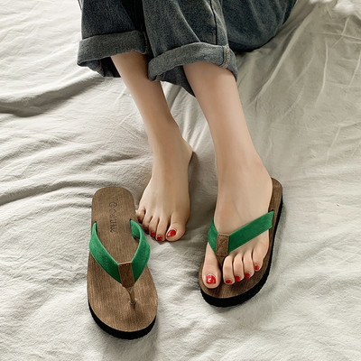 Ежедневни чехли с равна подметка-в три цвята