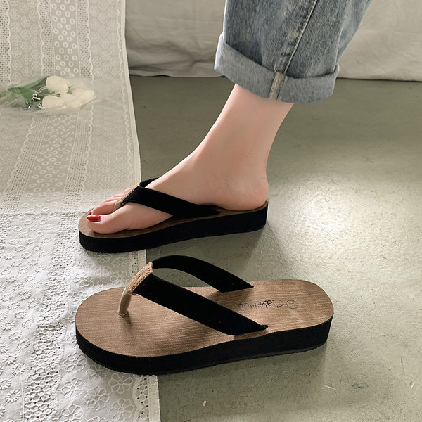 Ежедневни чехли с равна подметка-в три цвята