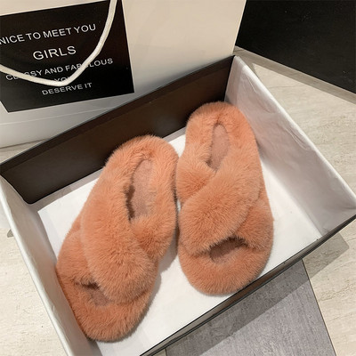 Downy γυναικείες παντόφλες με επίπεδη σόλα