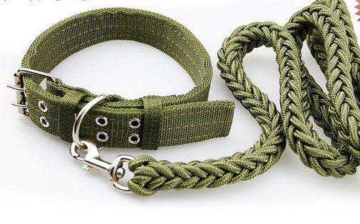 Каишка за кучета от текстил - четири цвята