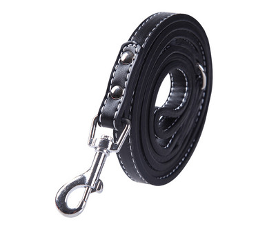 Кучешки повод от еко кожа с метално закопчаване 