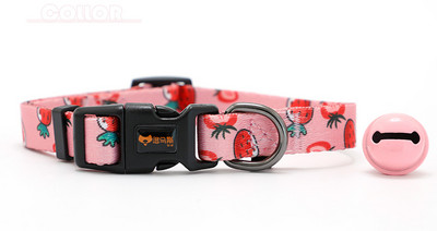 Текстилен нашийник за куче с цветен десен