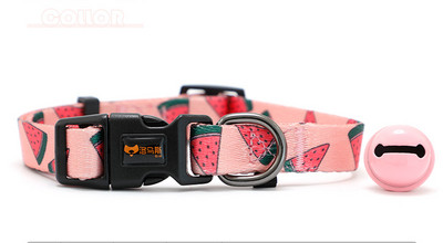 Текстилен нашийник за куче с цветен десен