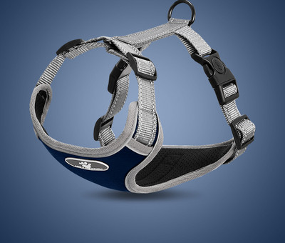 Кучешки нагръдник с емблема  пластмасово закопчаване и повод