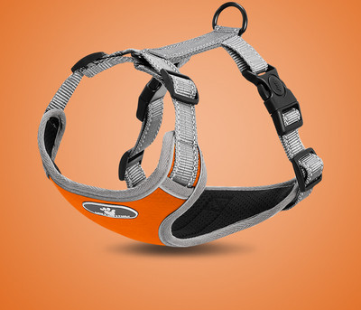 Кучешки нагръдник с емблема  пластмасово закопчаване и повод