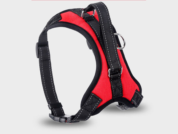 Нагръдник за кучета от текстил с метално закопчаване 