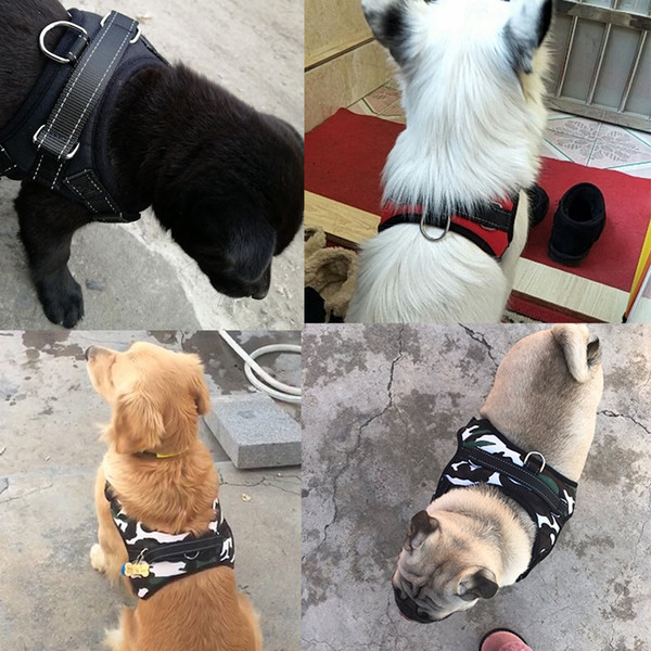 Нагръдник за кучета от текстил с метално закопчаване 