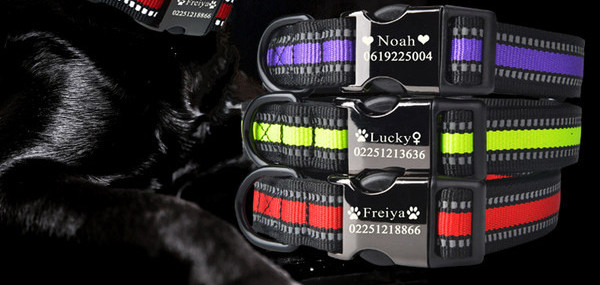 Текстилен нашийник за кучета