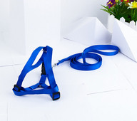 Комплект нагръдник и повод за кучета с метално закопчаване 