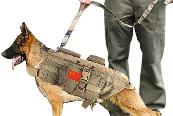 Bavete din material textil cu lesă de câine și închizătoare de plastic