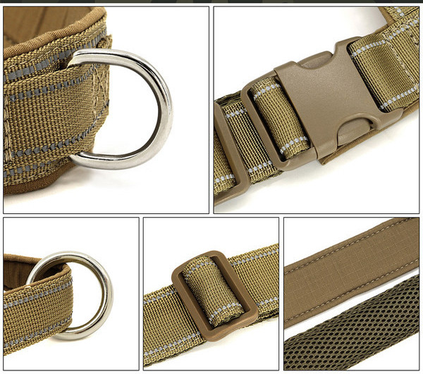 Bavetă pentru câini din material textil cu lesă și închizător metalic