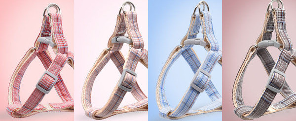 Текстилна каишка за кучета - няколко цвята