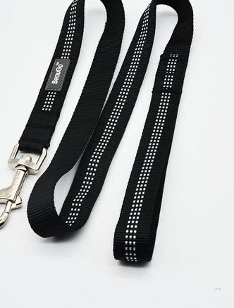 Каишка за кучета от текстил с надпис 