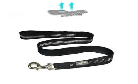 Каишка за кучета от текстил с надпис 