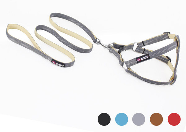 Нагръдник с повод за кучета от текстил