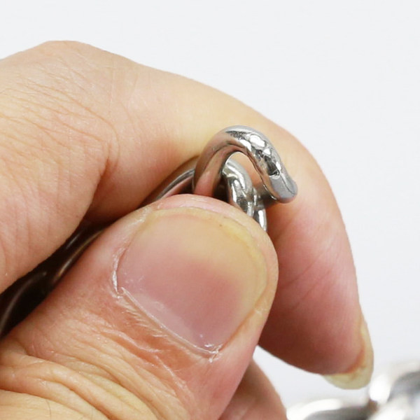 Lesa metalica din otel inoxidabil pentru caine