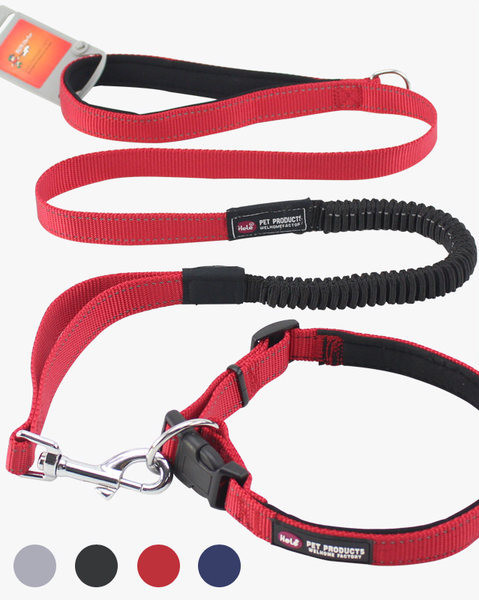 Кучешки нашийник с каишка от текстил