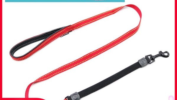 Lesa de caine textila cu parte elastica