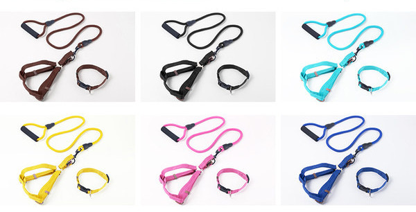 Frânghie de tracțiune pentru câini cățeluși mari, mijlocii și mici frânghie de plimbare lanț de câine guler pentru pisici Teddy golden retriever consumabile pentru animale de companie