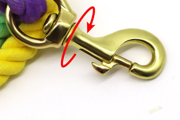 Lesa de caine colorata cu inchizator metalic