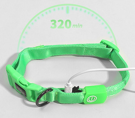 Guler de caine luminos