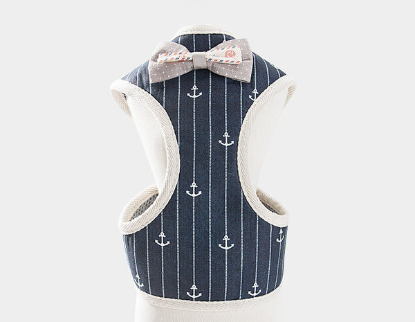 Bavete textil pentru câini cu panglică