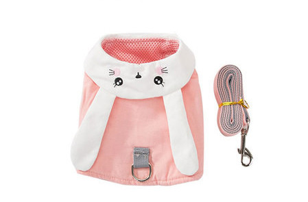 Bavetă textilă pentru câini cu lesă