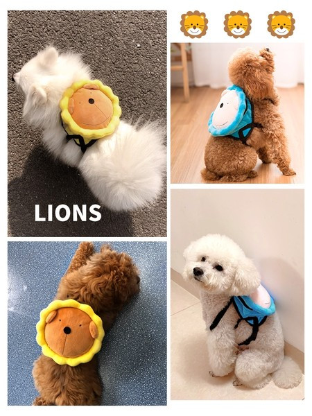 Bavete pentru caine cu rucsac