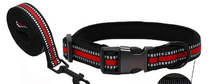 Guler cu lesă pentru câini - mai multe culori