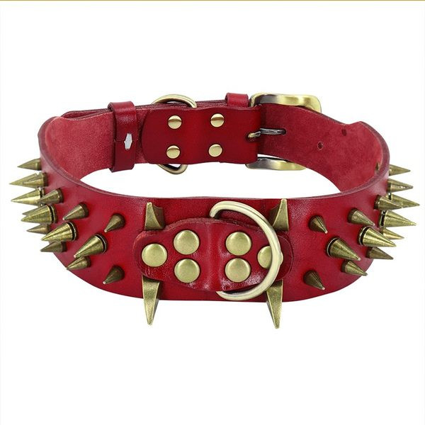 Λουρί σκύλου από συνθετικό δέρμα με πριτσίνια