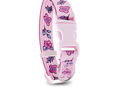 Κολάρο για σκύλους με απλικέ και πλαστικό κούμπωμα