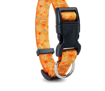 Κολάρο για σκύλους με απλικέ και πλαστικό κούμπωμα