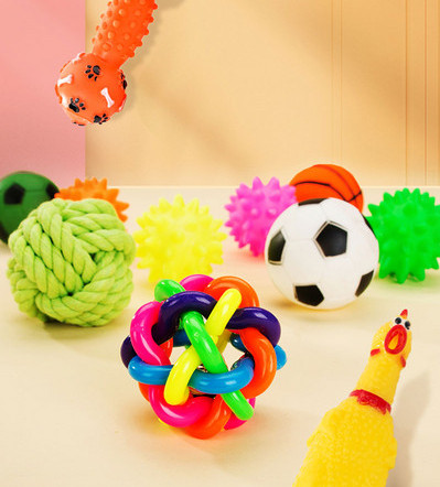 Rubber dog toys - several models