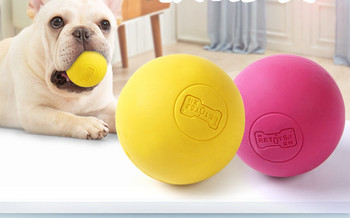 Гумена топка за игра на кучета
