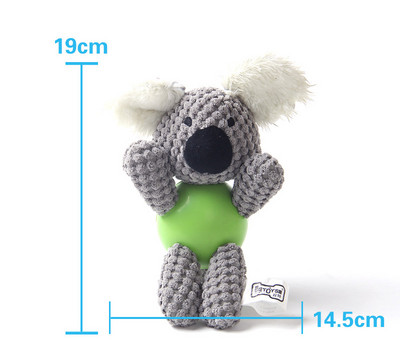 Ανθεκτικό βελούδινο παιχνίδι για σκύλους