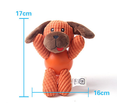 Ανθεκτικό βελούδινο παιχνίδι για σκύλους