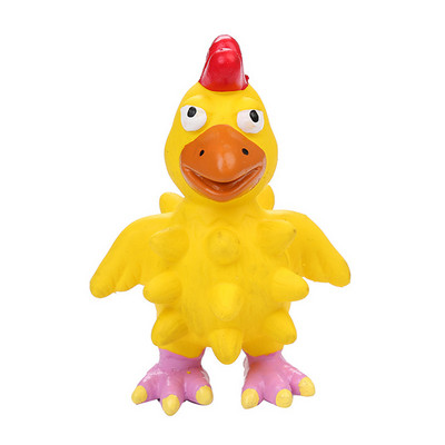 Jucărie din cauciuc în formă de pui - potrivită pentru câini