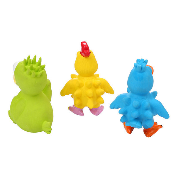 Jucărie din cauciuc în formă de pui - potrivită pentru câini