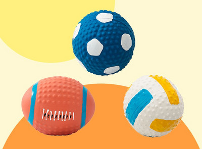 Tekstiilist või kummist koeramänguasi – erinevad mudelid