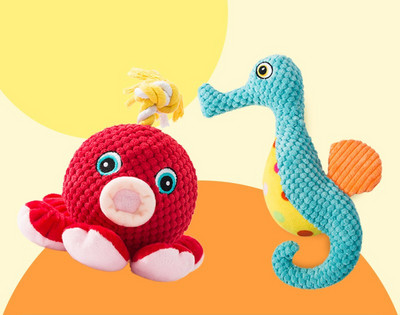 Tekstiilist või kummist koeramänguasi – erinevad mudelid