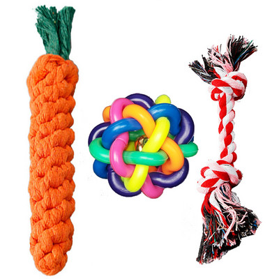 Различни висове текстилни играчки за кучета